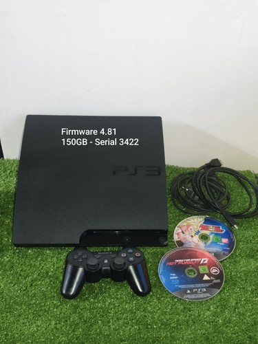 Console playstation ps3 slim - console,