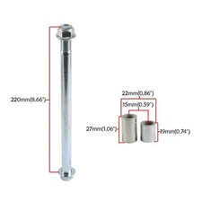 15mm Front Wheel Axle Bolt SDG