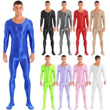 Body tuta uomo olio lucido