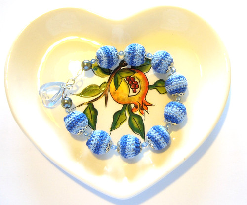 Bracciale lavorato mano - bracciale, a