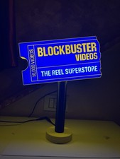 Insegna luminosa blockbuster - insegna,