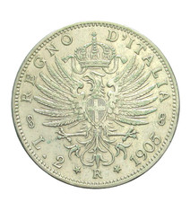 2 LIRE 1905 ARGENTO