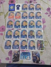SERIE COMPLETA INTER 2017 2018 CALCIATORI PANINI