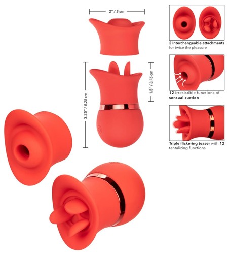 Vibratore silicone lingua - silicone,