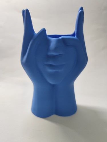 Portapenne vaso volto - portapenne,