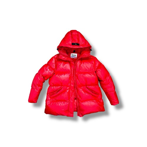 Blauer giacca donna puffer
