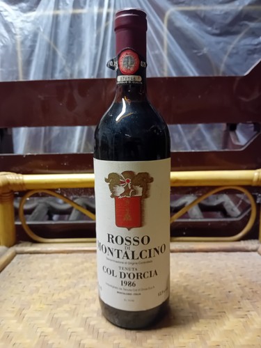 Antica bottiglia vino - antica, rosso