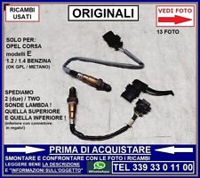 SONDA LAMBDA CATALIZZATORE SUPERIORE INFERIORE OPEL CORSA E 1.2 1.4 15-19
