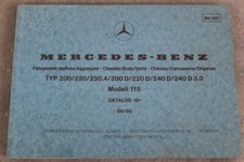 Lista ricambi Mercedes Benz