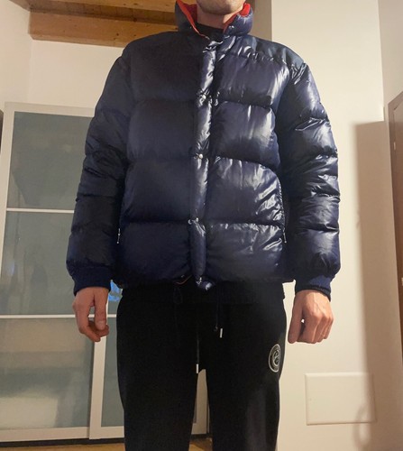Giubbotto moncler blu usato - giubbotto,