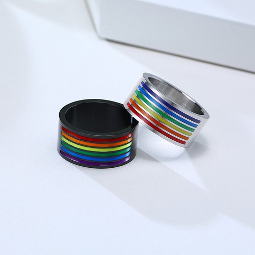 Anello uomo 10mm acciaio - uomo,