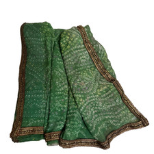 Abito Sari Stampato Bandhani