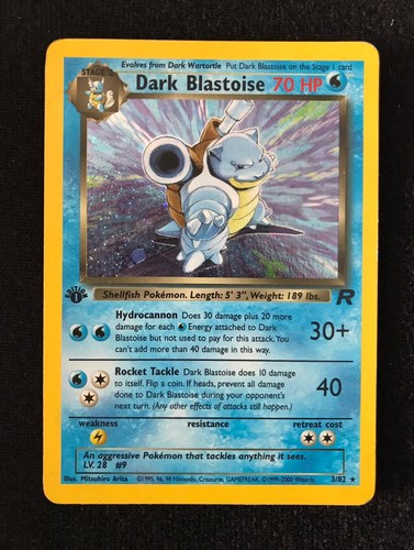 Pokemon tcg 1st dark - pokemon, ed