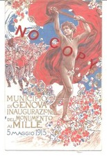 Nomellini Plinio, Municipio di Genova Inaugurazione Monumento ai Mille 5.5.1915.
