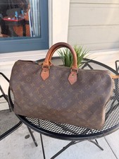 Louis Vuitton - Vintage anni 90 - Borsa Boston Monogram - Speedy 35 - Usata -