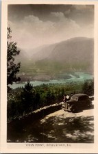 RPPC Belvedere Punto, Vista Affacciata Revelstoke BC Cartolina d'epoca N51