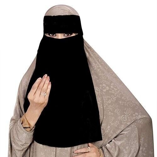 Hijab strato singolo burka - a,