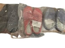 Ciabatte invernali (pack da 3 pezzi) grigio, rosso, nero- varie taglie