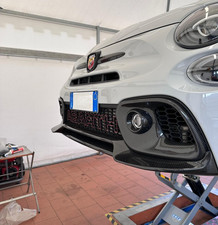 Splitter Paraurti Anteriore in Carbonio Vero per Fiat Abarth 500 595 695