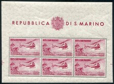 1961 san marino foglietto - 1961,