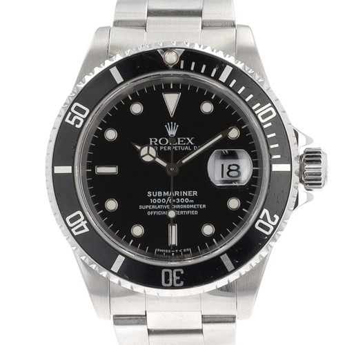 Rolex submariner 16610 acciaio - rolex,