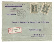 1923 Fiume - Raccomandata per
