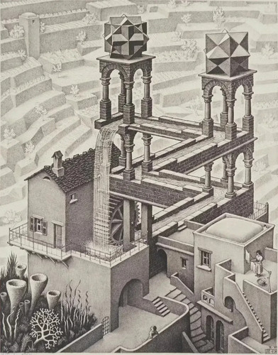 Escher la cascata - m.c.,
