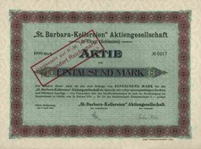 St. Barbara Kellereien AG 1919