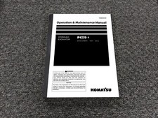 Komatsu PC09-1Escavatore Idraulico Manuale Operatore e Manutenzione 14277-Up