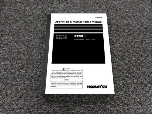 Komatsu pc09 1escavatore - komatsu, pc09-1escavatore