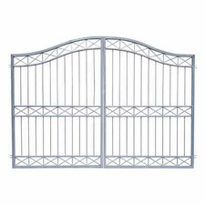 Cancello da giardino cancello cortile Crossline-GT400/180R zincato a caldo