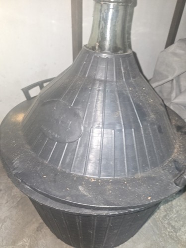 Damigiane vetro con cesta - damigiane,