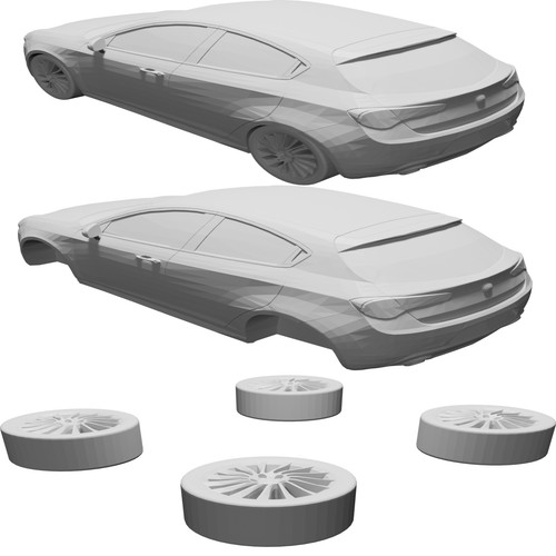 Modello replica per alfa romeo - modello,
