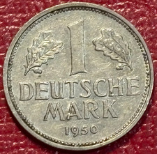 HIGH GRADE AU 1950 D GERMAN -