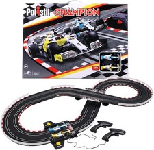 Pista Elettrica Polistil Champion Slot Car 1:43 con 2 Auto da Corsa