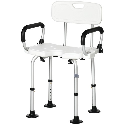 Homcom sedia per doccia con - sedia,