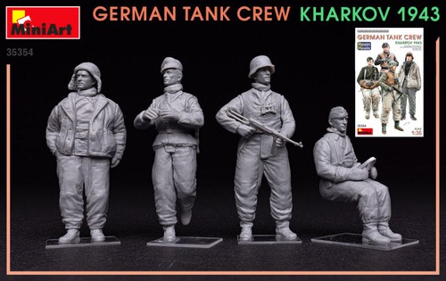 Miniart german tank crew - german,