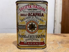 Scatola latta per polvere - latta,