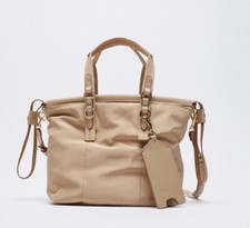 ZARA MINI BORSA SHOPPER IN