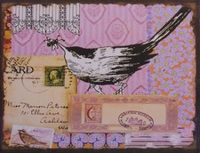 Piastra di latta lxw: 25 x 33 cm. replica design retrò decorazione