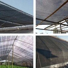 (Pergola Serra 5M)Telo Parasole Nero Giardino Rete Antigelo