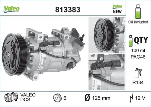 Compressore valeo aria - valeo,,