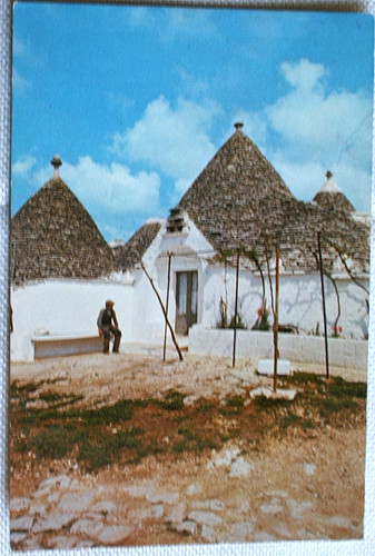 Alberobello cartolina - alberobello,