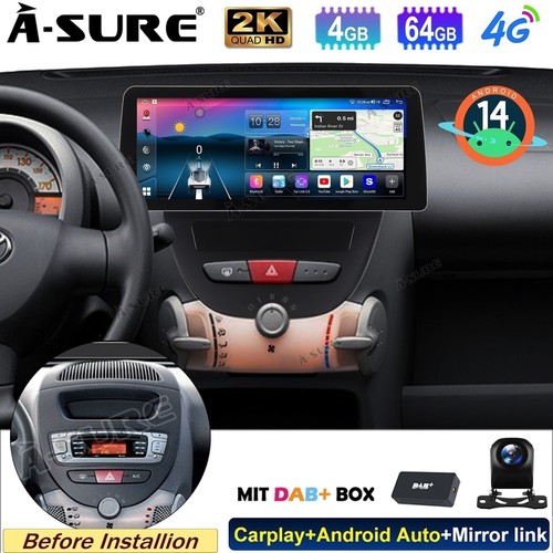 Autoradio 4 64g android - 12.3", 4+64g