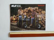 Kawasaki KLF 300 QUAD depliant INGLESE originale ENGLISH
