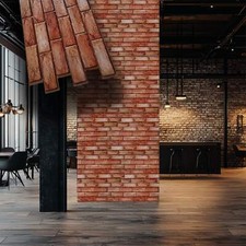 pacchi da 10 o 20 Pannelli 3D Rivestimento a parete in PVC effetto MATTONI COTTO