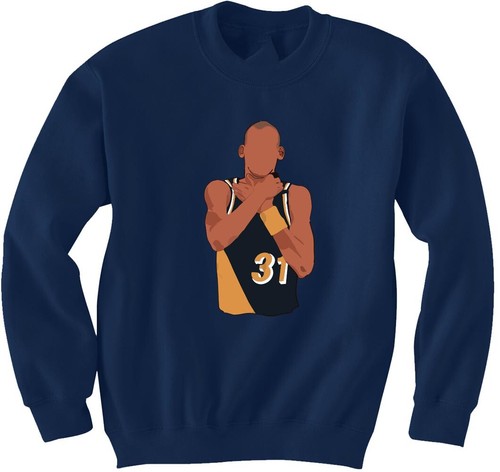Felpa girocollo reggie miller - felpa,