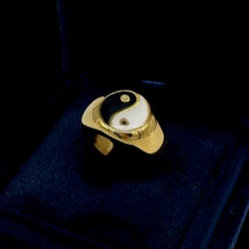 Anello uomo tao simbolo bene - anello,