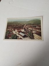 Schio - Panorama verso Magrè - antichi colori - Vg  1930