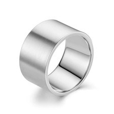 Anello Uomo Acciaio Inox Bordo